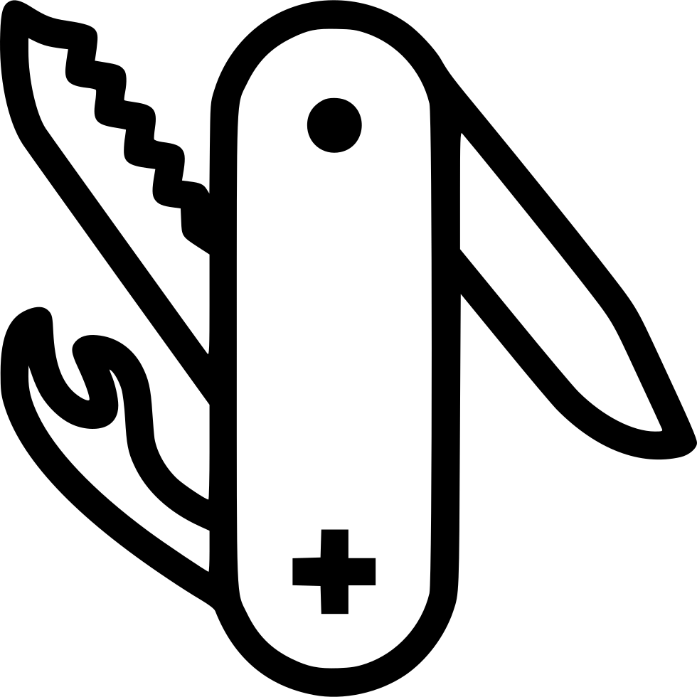 Swiss Army Knife - Cartoon Swiss Army Knife (980x980), Png Download