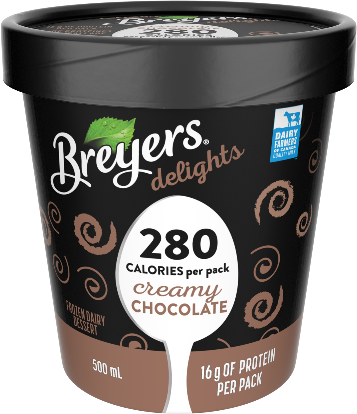 Download Breyers Delights Creamy Chocolate 500 Ml Front Of Pack