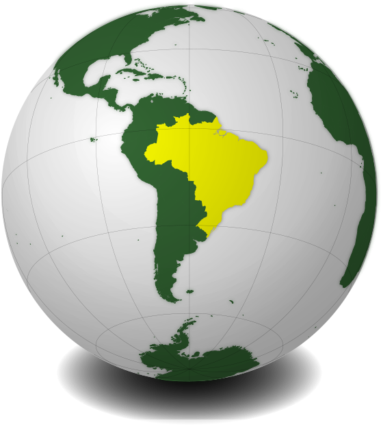 Lp Br Com Todas As Linhas - South America (744x1052), Png Download