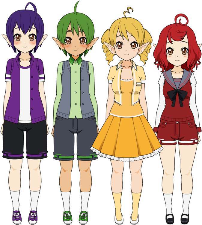 Tinky Winky - Teletubbies Anime (1024x768), Png Download