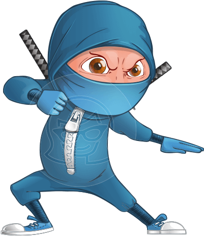 Hotaru The Determined Ninja - Ninja Cartoon Characters (418x464), Png Download