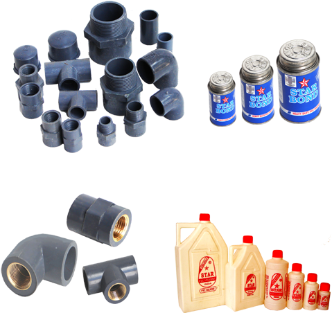 Star Pvc Fittings (500x500), Png Download