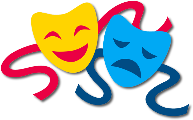 Mascaras De Teatro Png (750x460), Png Download
