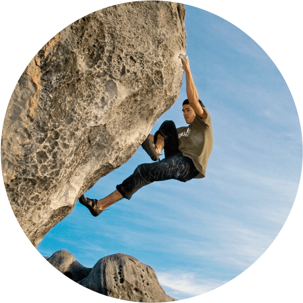 Download Transparent Person Rock Climbing - People Rock Climbing Png