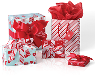 Martha Stewart Gift Wrap - Gift (430x295), Png Download