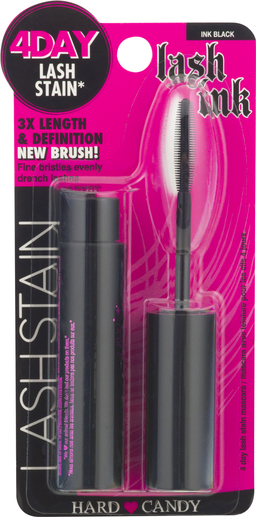 Hard Candy Lash Ink 4 Day Lash Stain Mascara, Ink Black, - Hard Candy Lash Ink 4-day Lash Stain (1800x1800), Png Download