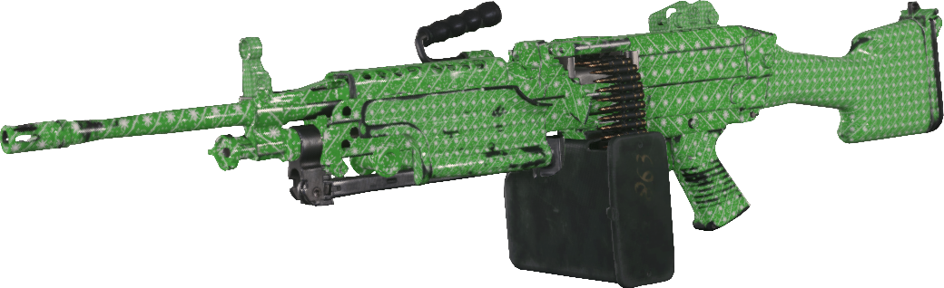 M249 Saw Gift Wrap Mwr - M249 Call Of Duty (1040x318), Png Download