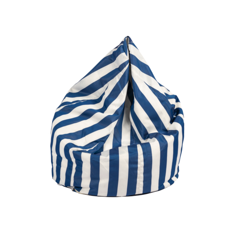 Sm Blue Stripe - Bean Bag (1200x768), Png Download