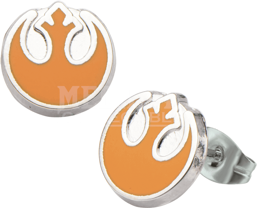 Star Wars Rebel Alliance Enamel Stud Earrings (850x850), Png Download