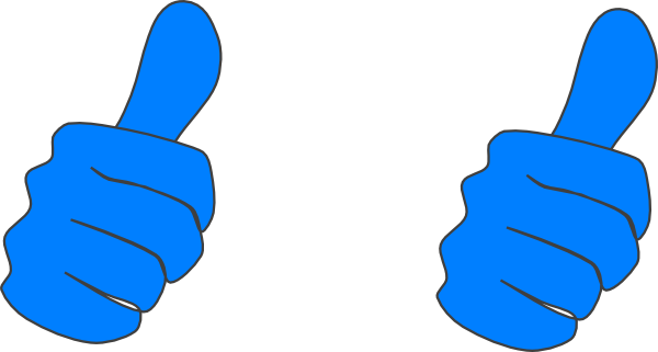 Thumbs Up Clip Art - Clip Art (600x321), Png Download