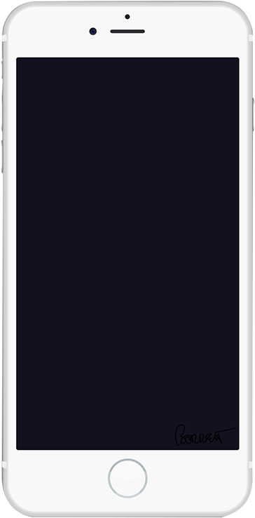 White Anti Glare Toughn Tempered Glass For Iphone 6 - Smartphone (800x798), Png Download