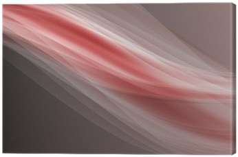 Red Abstract Waves With White Glare Vector Canvas Print - Still Life (400x400), Png Download