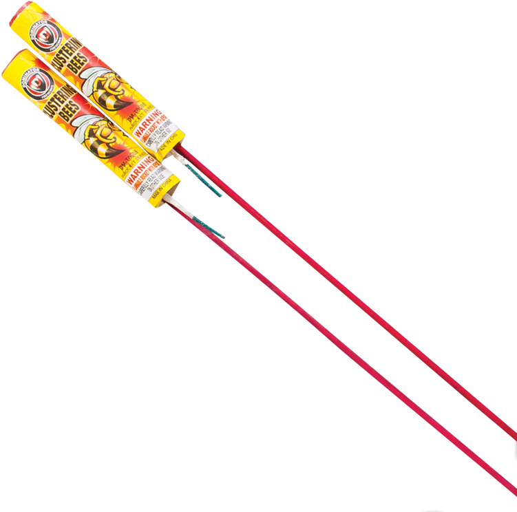 Clustering Bees Rocket - Rocket Firecrackers Png (800x800), Png Download