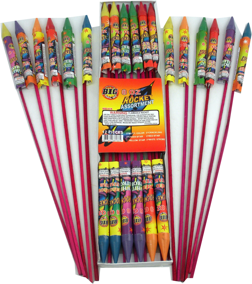 4 Oz Rocket Firework (1667x1250), Png Download