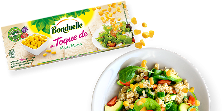 Maíz - Toque Maiz Bonduelle (743x368), Png Download