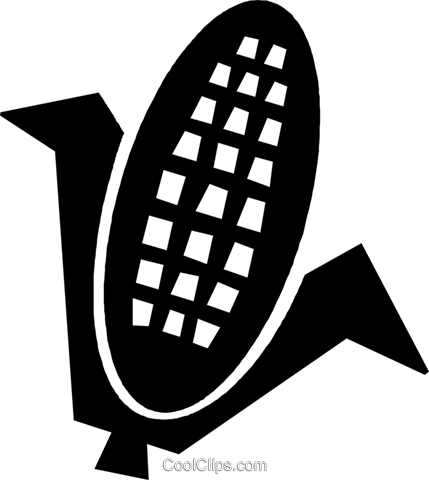 Mazorca De Maíz Libres De Derechos Ilustraciones De - Illustration (429x480), Png Download