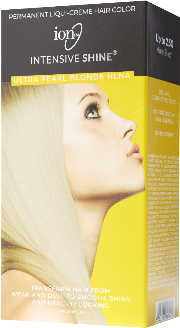 Ion Intensive Shine Hair Color Kit (1500x1500), Png Download