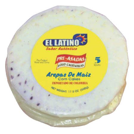 El Latino Arepas De Maiz Blancas Cheese - El Latino Crema Salvadorena - 16 Oz (450x450), Png Download