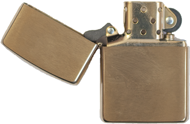 Zippo Armor Brushed Brass Pocket Lighter - Zippo Armor Lighter (900x900), Png Download
