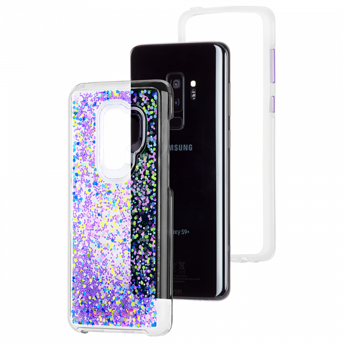Samsung Galaxy S9 Purple Glow Waterfall Explosion - T Mobile Case Mate Waterfall Glow Case (700x700), Png Download