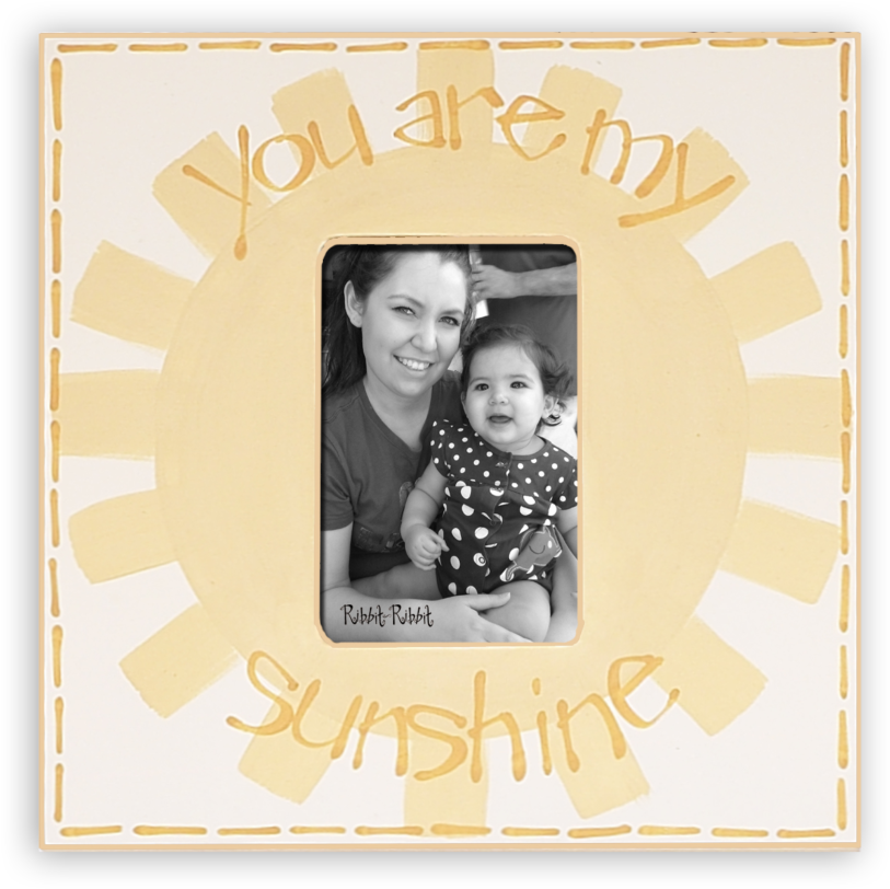 You Are My Sunshine - You Are My Sunshine Picture Frame In Butter (1024x1024), Png Download