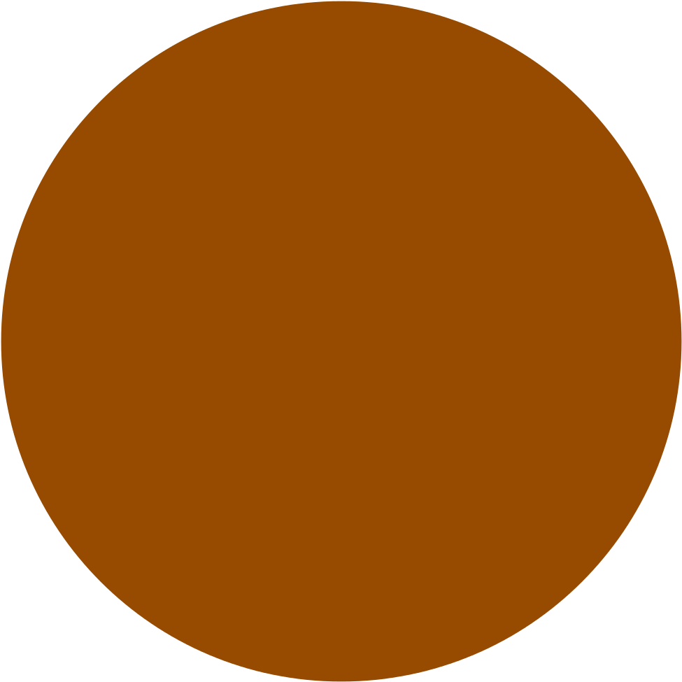 Circle Brown Solid - Trafik Işaretleri (1024x1024), Png Download