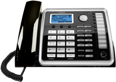 Have You Ever Wanted More From Your Office Phone System - Rca Visys 25255re2 Two-line Corded/cordless Phone System (480x335), Png Download