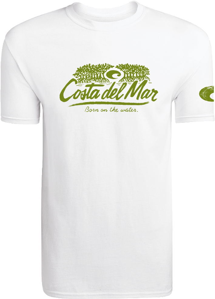 Costa Del Mar Mangrove In White, Size S, Angle - Active Shirt (2000x1000), Png Download