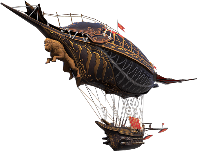 Airship - Guns Of Glory Airship (892x554), Png Download