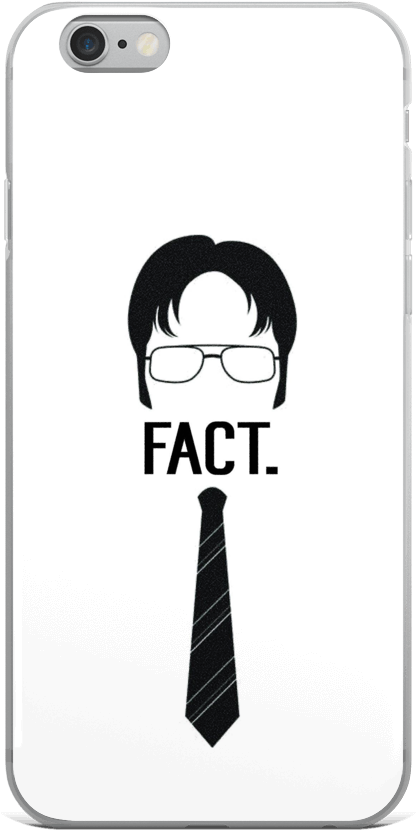 Dwight Schrute Iphone Case - Iphone (1000x1000), Png Download