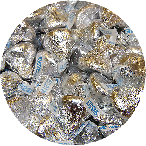 Hershey's Kisses Milk Chocolate - Coin (500x500), Png Download