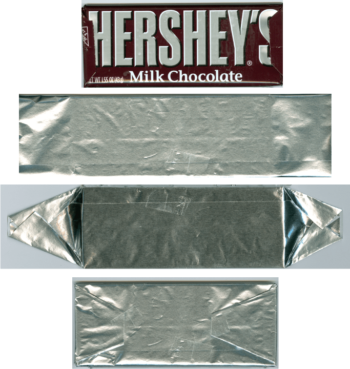 Wrap Chocolate Bar In Foil (683x720), Png Download