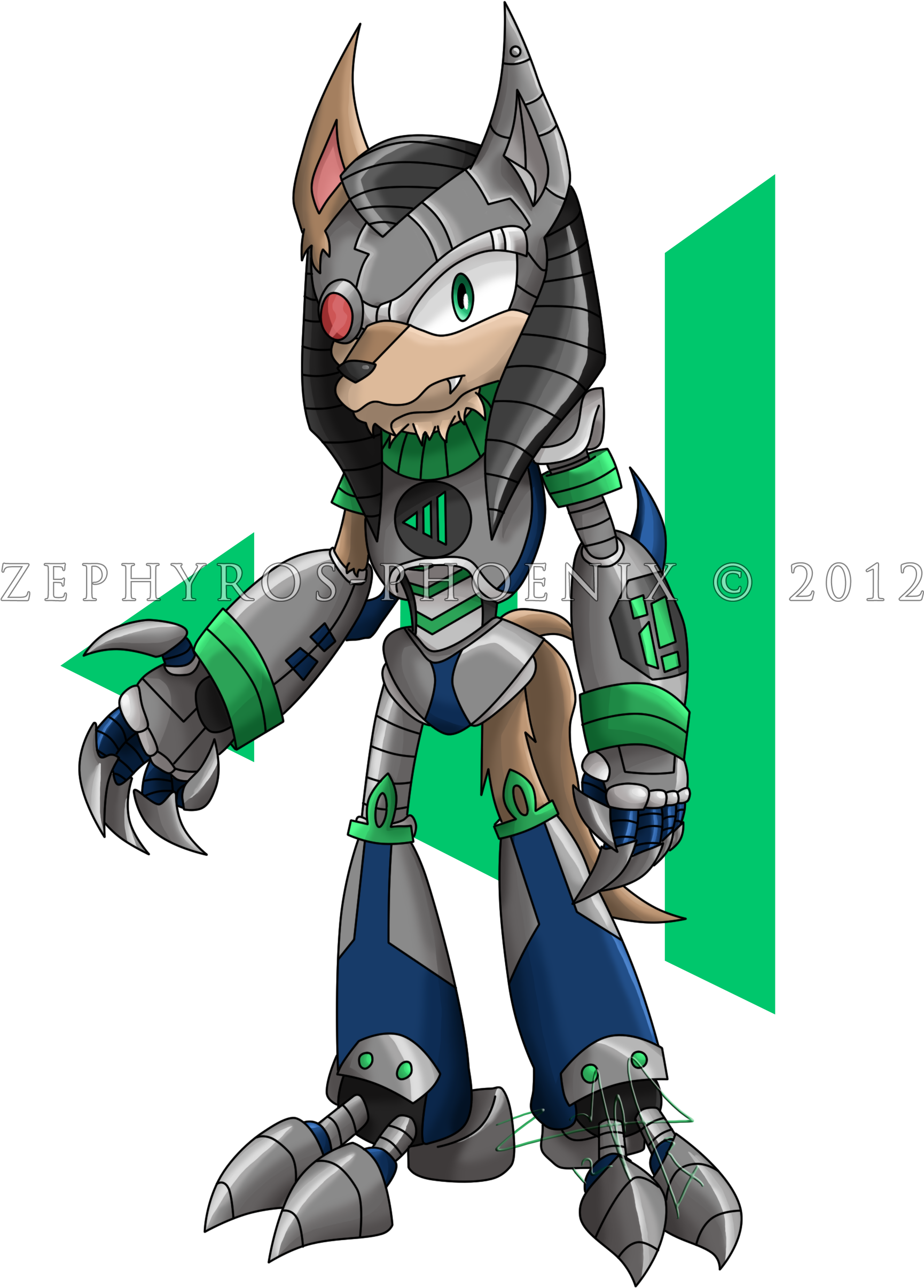 Anubis The Jackal - Drawing (1792x2566), Png Download