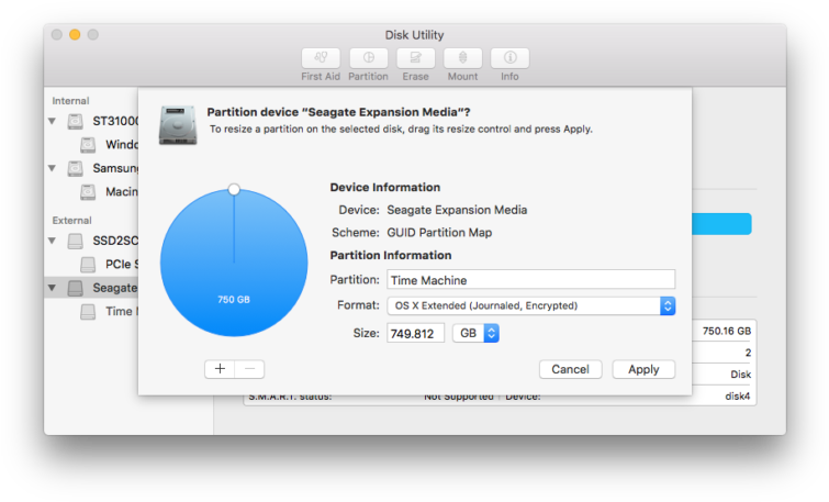 Disk Utility Mac High Sierra (768x466), Png Download
