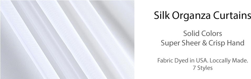 Silk Organza Curtains - Curtain (1070x300), Png Download