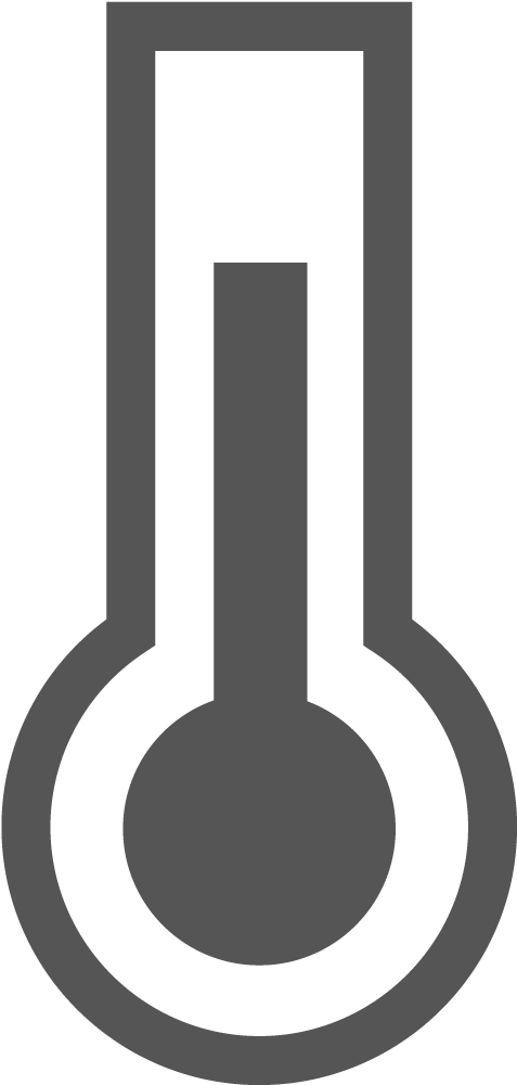 Gray Temperature Icon Png (1000x1000), Png Download