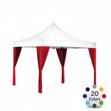 Colorful Decorative Curtains Transform Pop Up Advertising - Custom 7.2' Teardrop Flags In 20 Colors - Bowflag Basic (385x385), Png Download