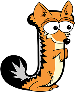 Jackal Animal Dictionary, Picture Dictionary, Alphabet - Alphabetimals Jackal (400x400), Png Download