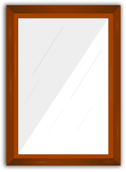Mirror Frame Png Images - Mirror (441x600), Png Download