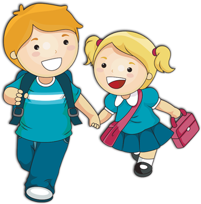 Children Must Be Taught How To Think, Not What To Think - Brother And Sister Cartoon (400x406), Png Download