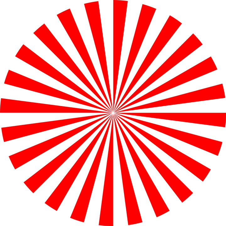 Rayos De Luz Vector Png - Sunburst Png (720x720), Png Download