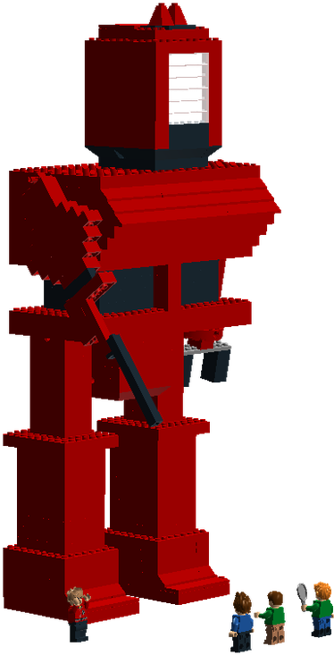 Eddsworld Tords Giant Robot - Illustration (1596x900), Png Download