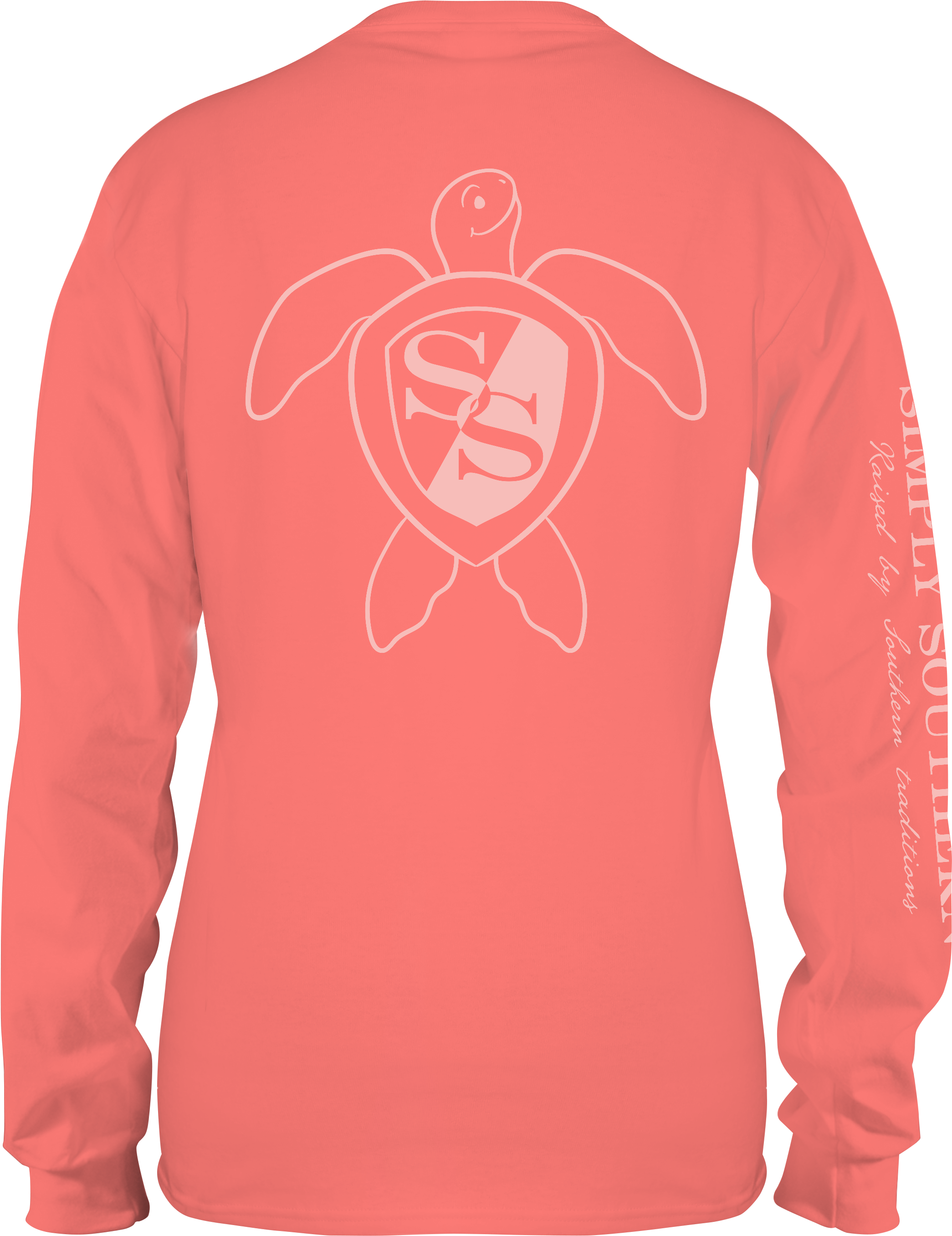 Ls Unisex Logo Sunglow - Simply Southern Dog Long Sleeve (2423x2820), Png Download