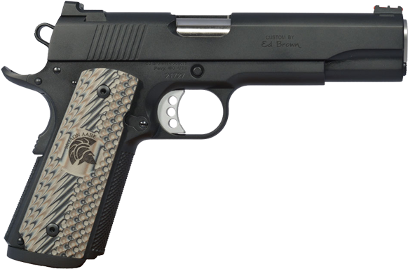 Ed Brown Custom Special Forces Molon Labe 1911 - Ruger 22 45 Mark Iv Tactical (600x600), Png Download