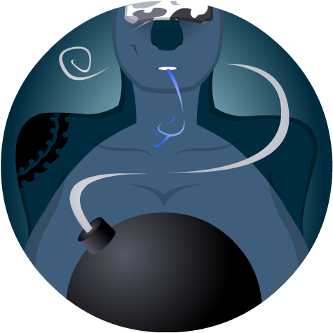 Omega Pin - Bomba - Circle (475x475), Png Download