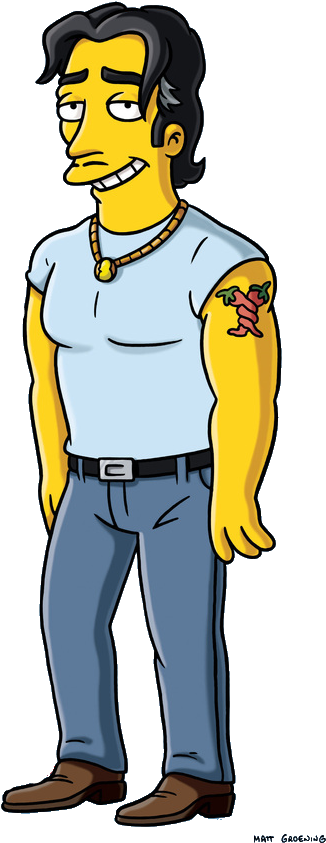 Ricardo Bomba - Million Dollar Maybe The Simpsons (250x614), Png Download