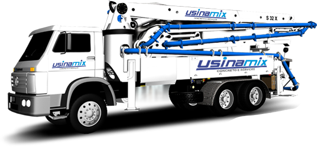 Caminhao-bomba - Caminhão De Concreto Png (623x290), Png Download