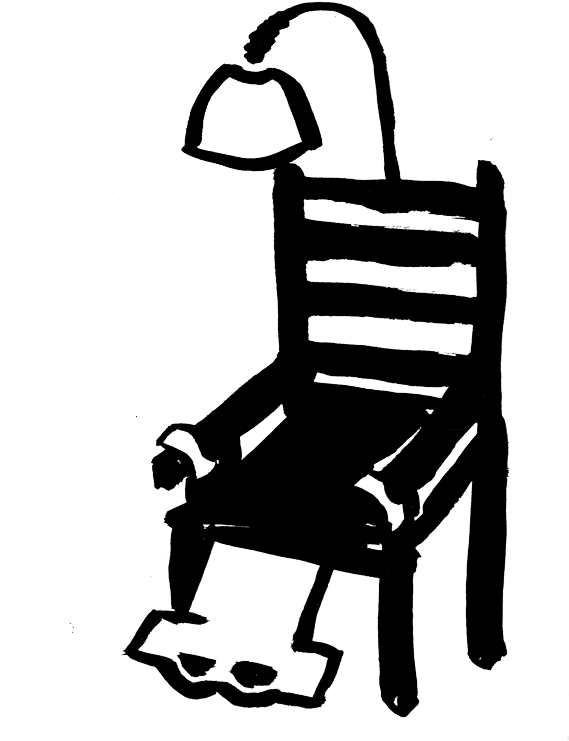 Eletric Pencil And In Color - Electric Chair Black And White (1200x780), Png Download