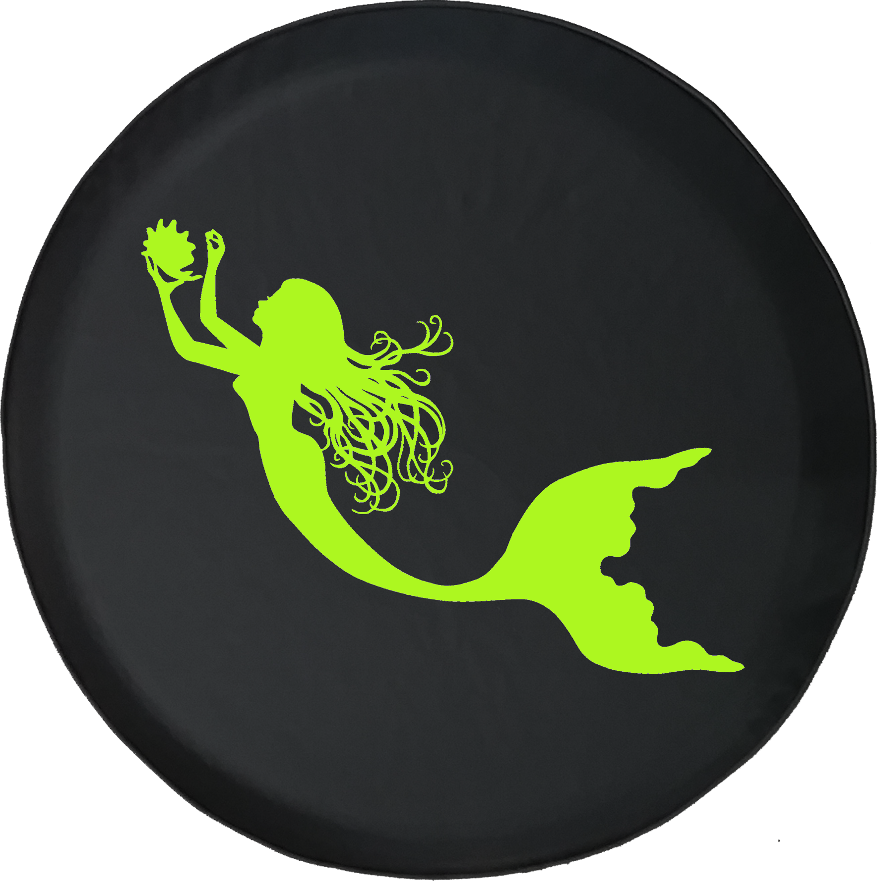 Mermaid Sea Ocean Swimming Seashell Girl Offroad Jeep - American Unlimited Gear Mermaid Sea Ocean Swimming (1768x1777), Png Download