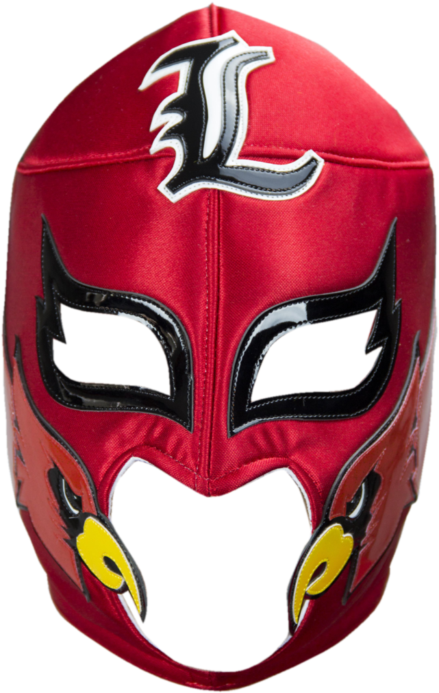 University Of Louisville - Lucha Libre Mask Png (834x1024), Png Download